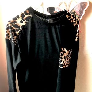 Leopard Print Pullover New never worn no tags